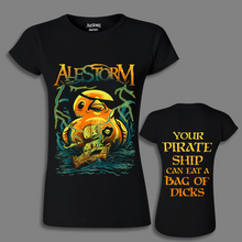 Load image into Gallery viewer, &#39;Your Pirate Ship Can Eat a Bag of Dicks&#39; Girlie Shirt
