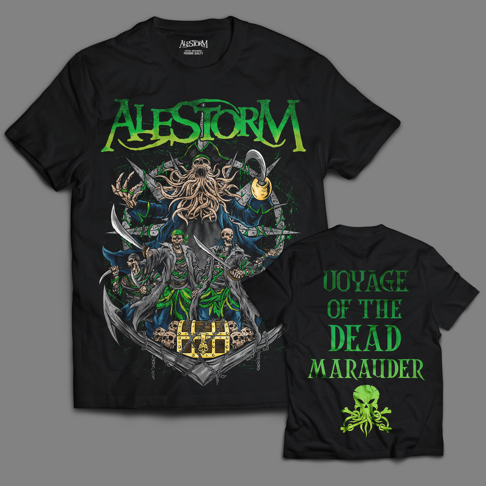 Voyage Of The Dead Marauder' T-Shirt – Alestorm Official Merchandise