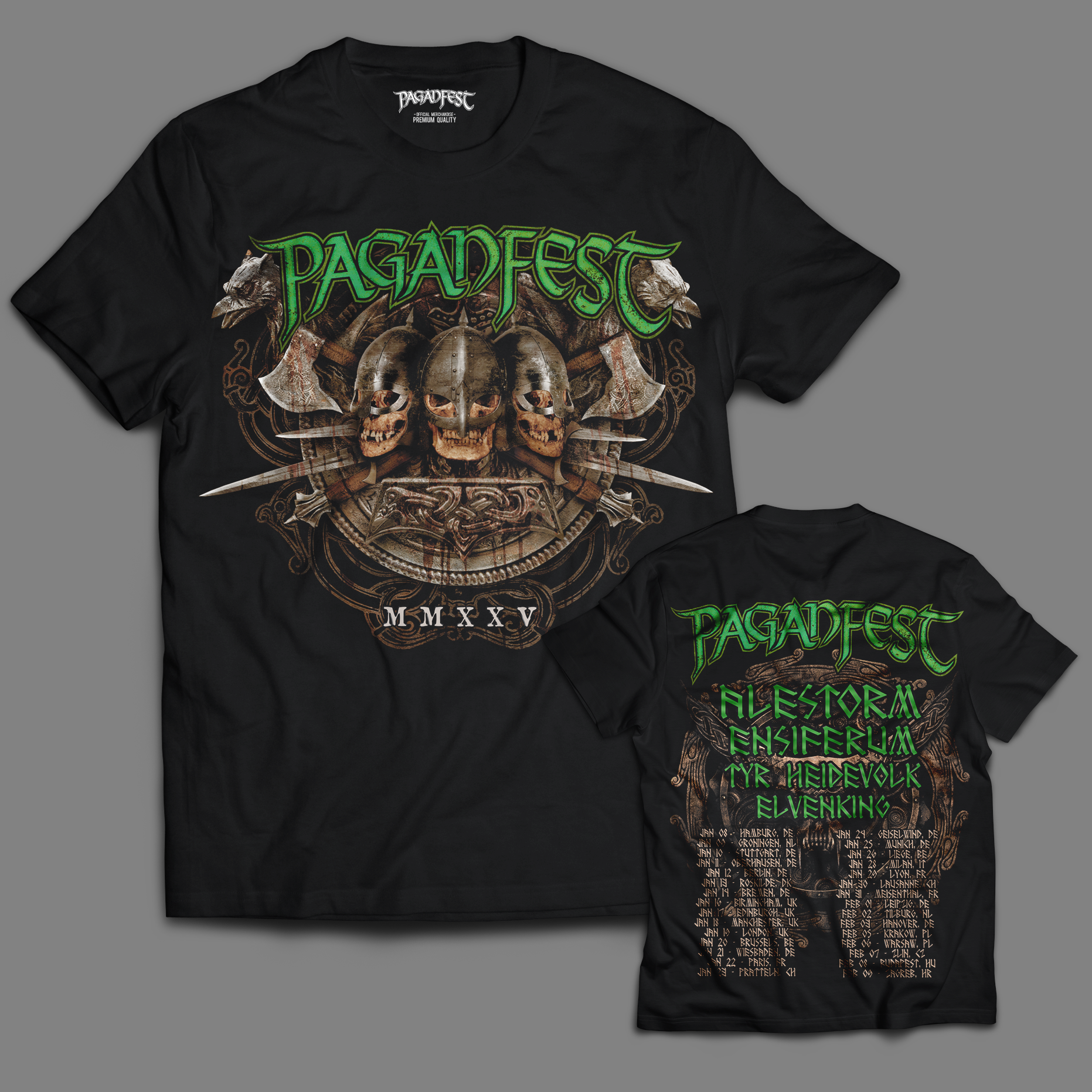 2025 Paganfest Festival' T-Shirt – Alestorm Official Merchandise