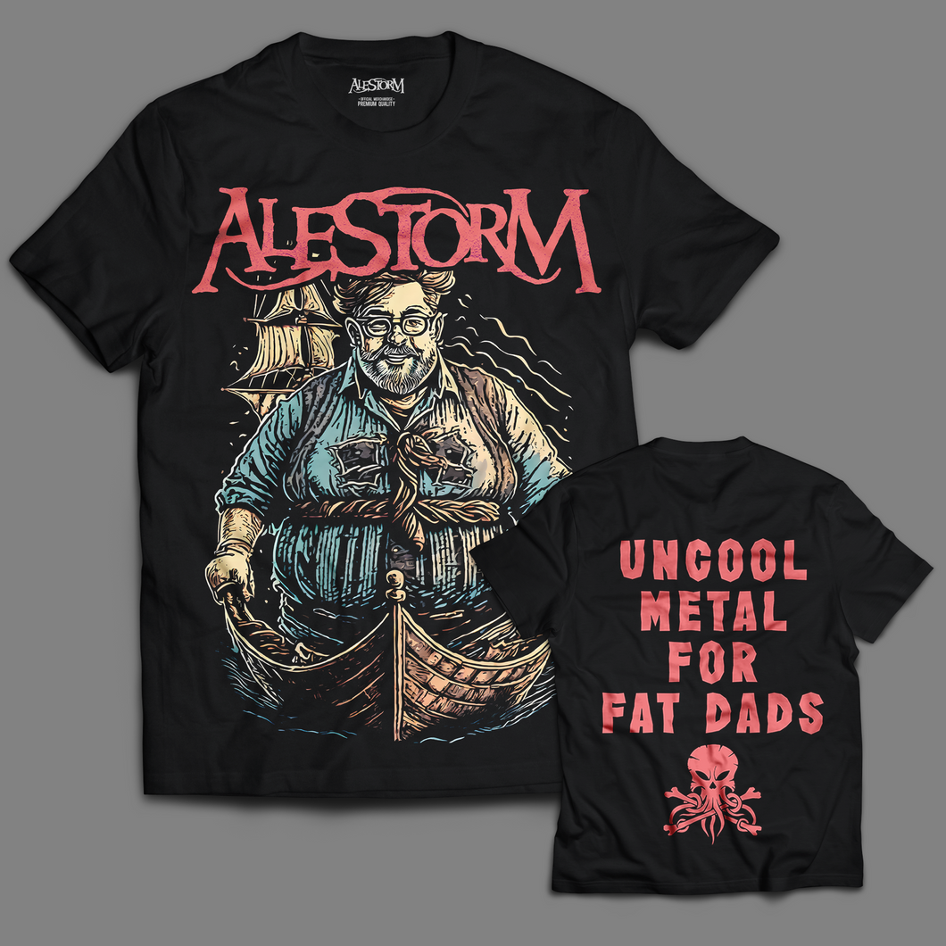'Uncool Metal For Fat Dads' T-Shirt