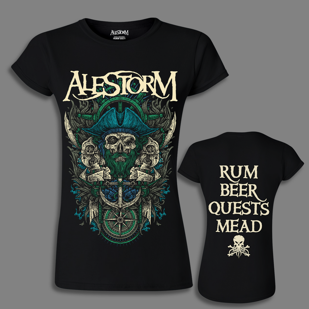 'Rum Beer Quests Mead' Girlie Shirt