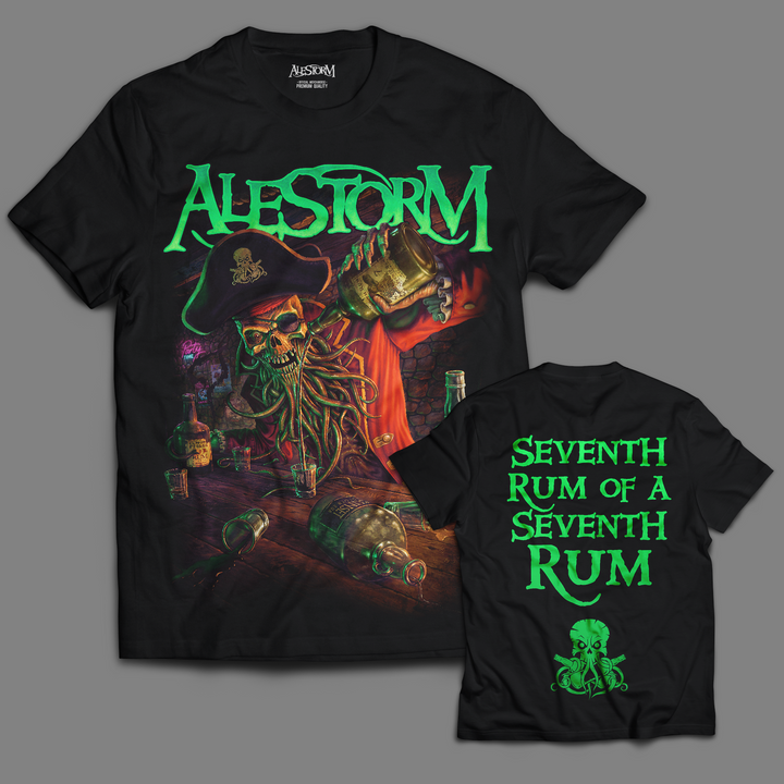 'Seventh Rum Of A Seventh Rum' T-Shirt – Alestorm Official Merchandise