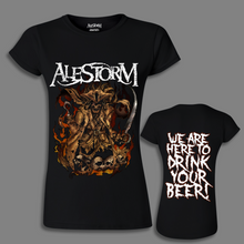 Load image into Gallery viewer, &#39;We Are Here To Drink Your Beer&#39; Girlie Shirt
